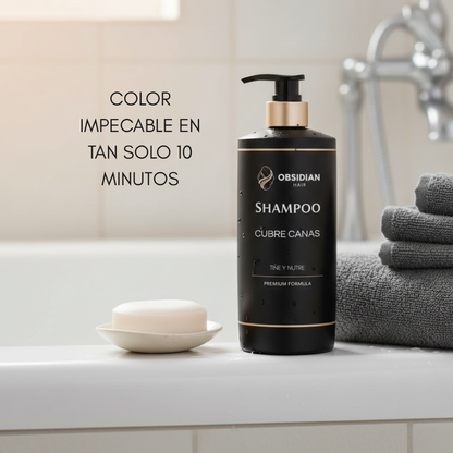 OBSIDIAN | SHAMPOO CUBRE CANAS INSTANTANEO