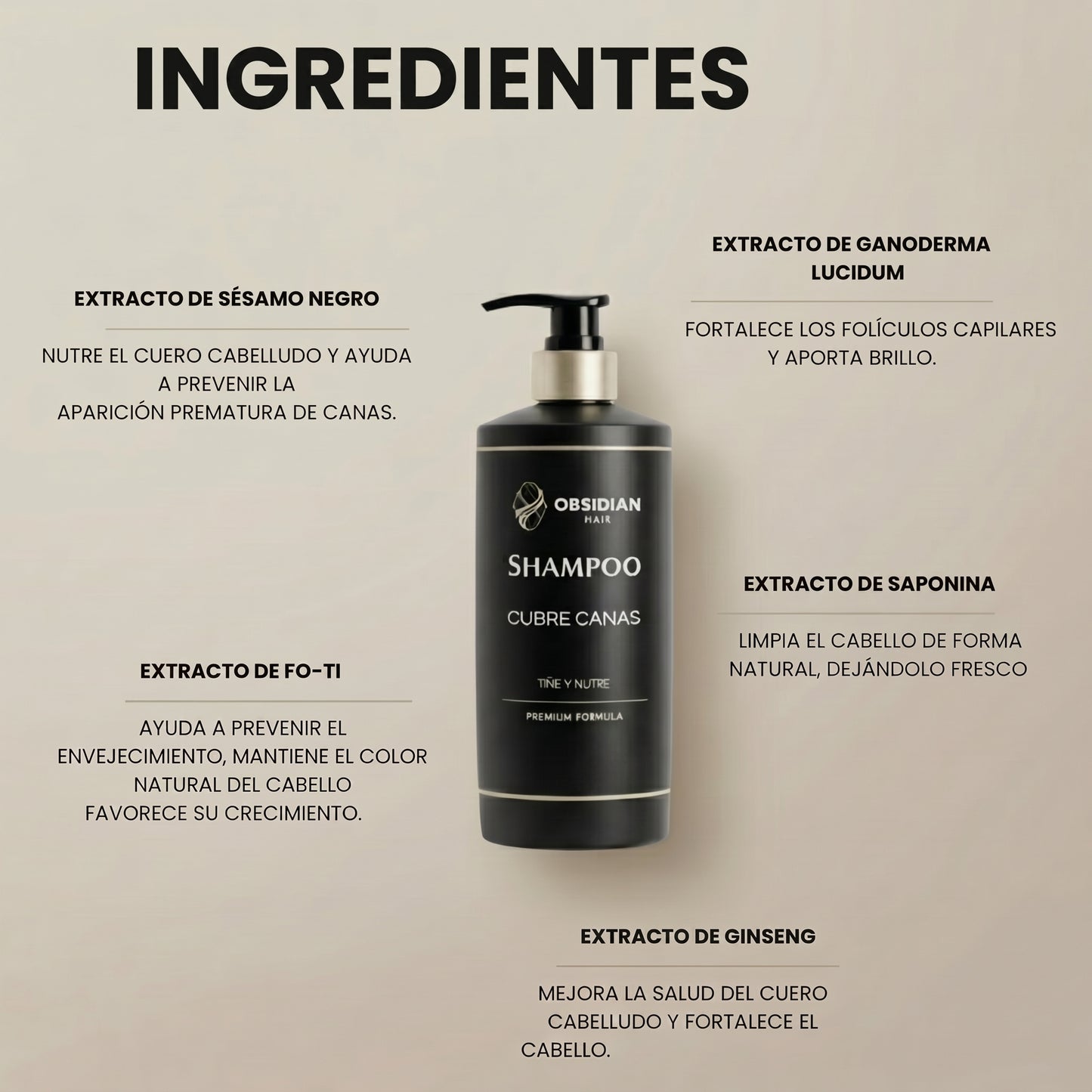 OBSIDIAN | SHAMPOO CUBRE CANAS INSTANTANEO
