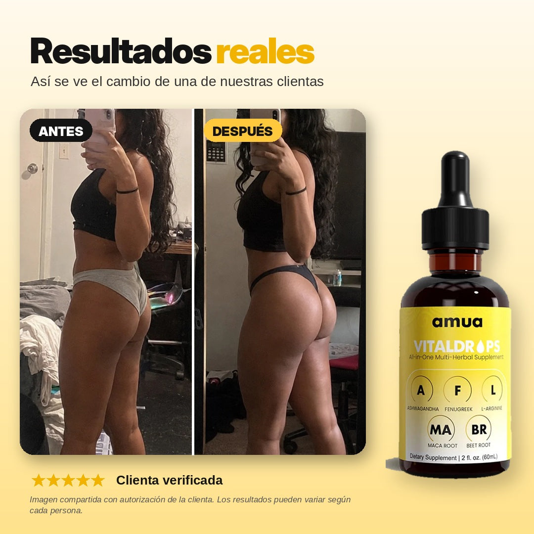 Vitaldrops™ | Gotas naturales para curvas y Glúteos