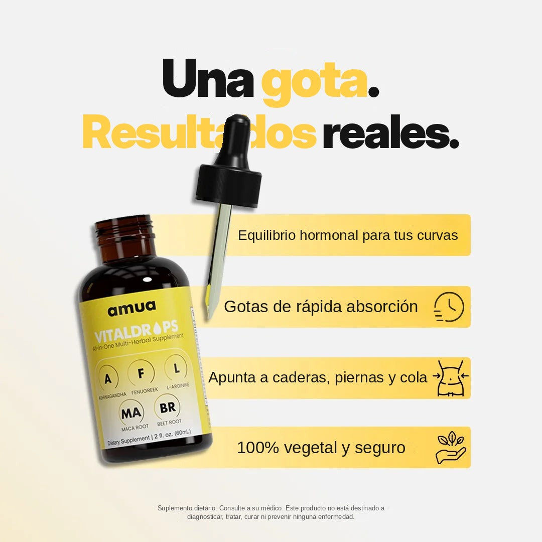 Vitaldrops™ | Gotas naturales para curvas y Glúteos